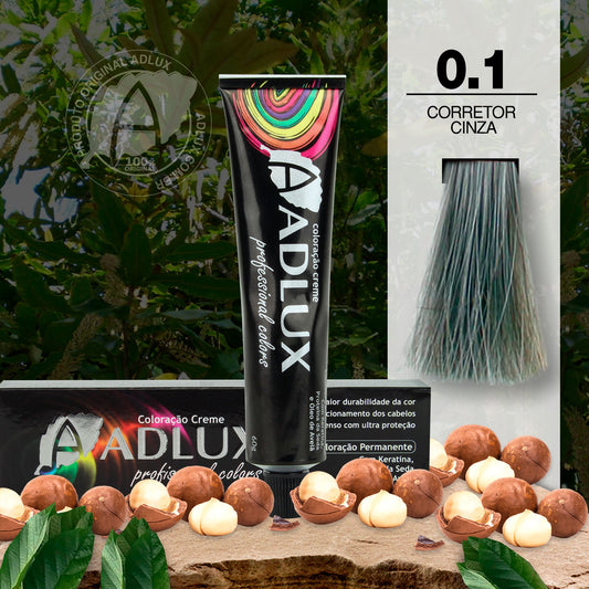 Coloração Creme Adlux 0.1 Corretor Cinza - 60g