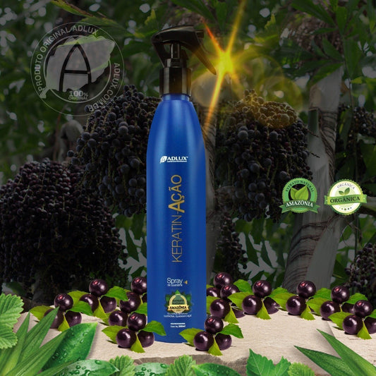 Keratin Ação Extratos Naturais Queratina e Açaí Spray - 300ml