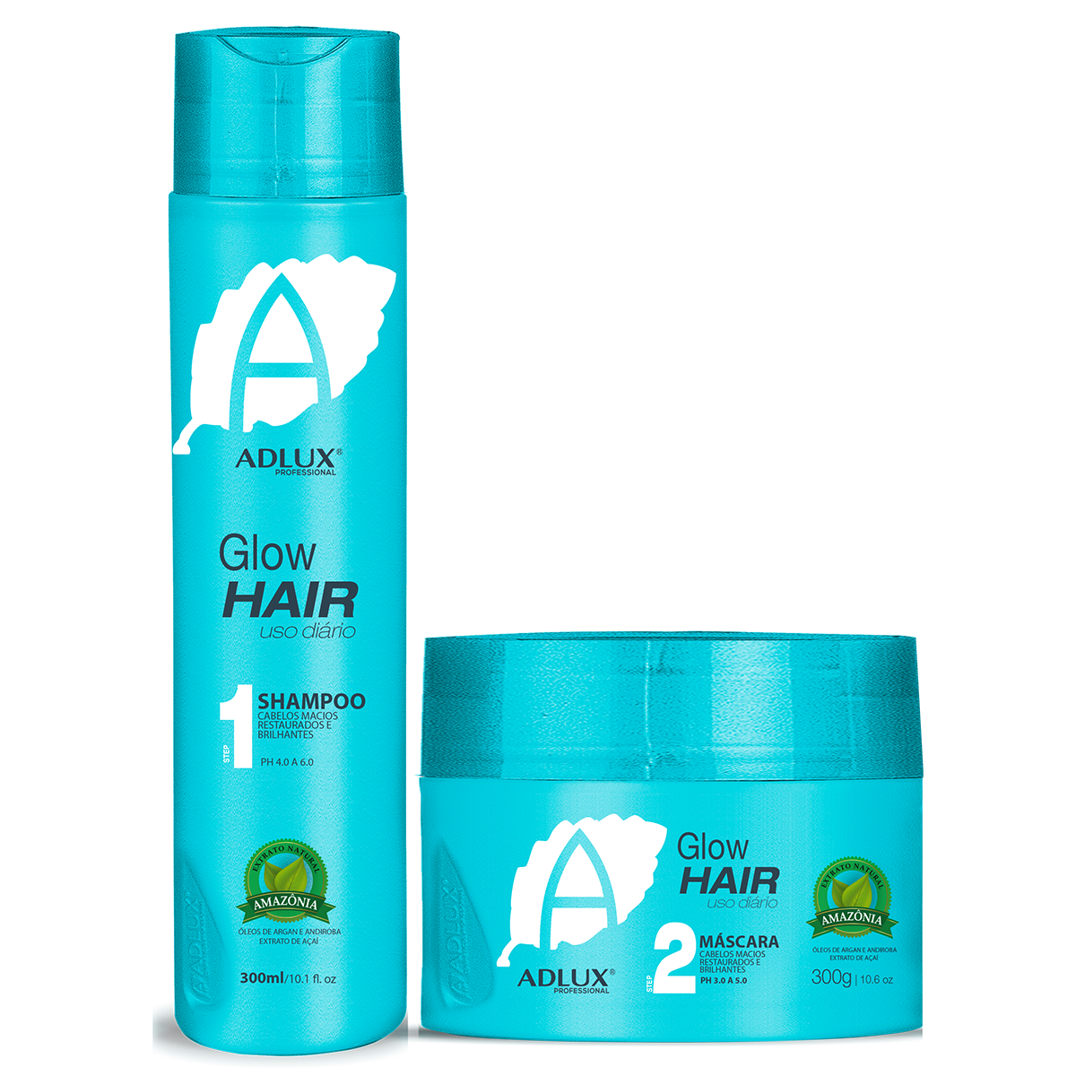 Kit Glow Hair Manutenção - 2 Passos