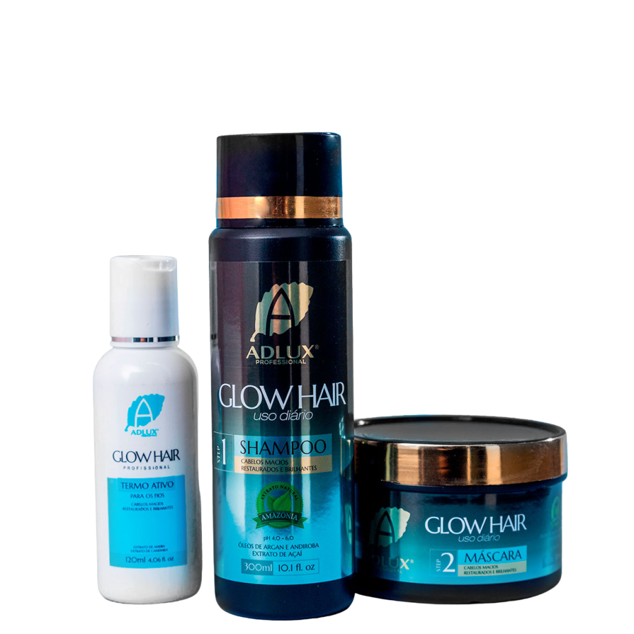 Kit Glow Hair Manutenção - 3 Passos